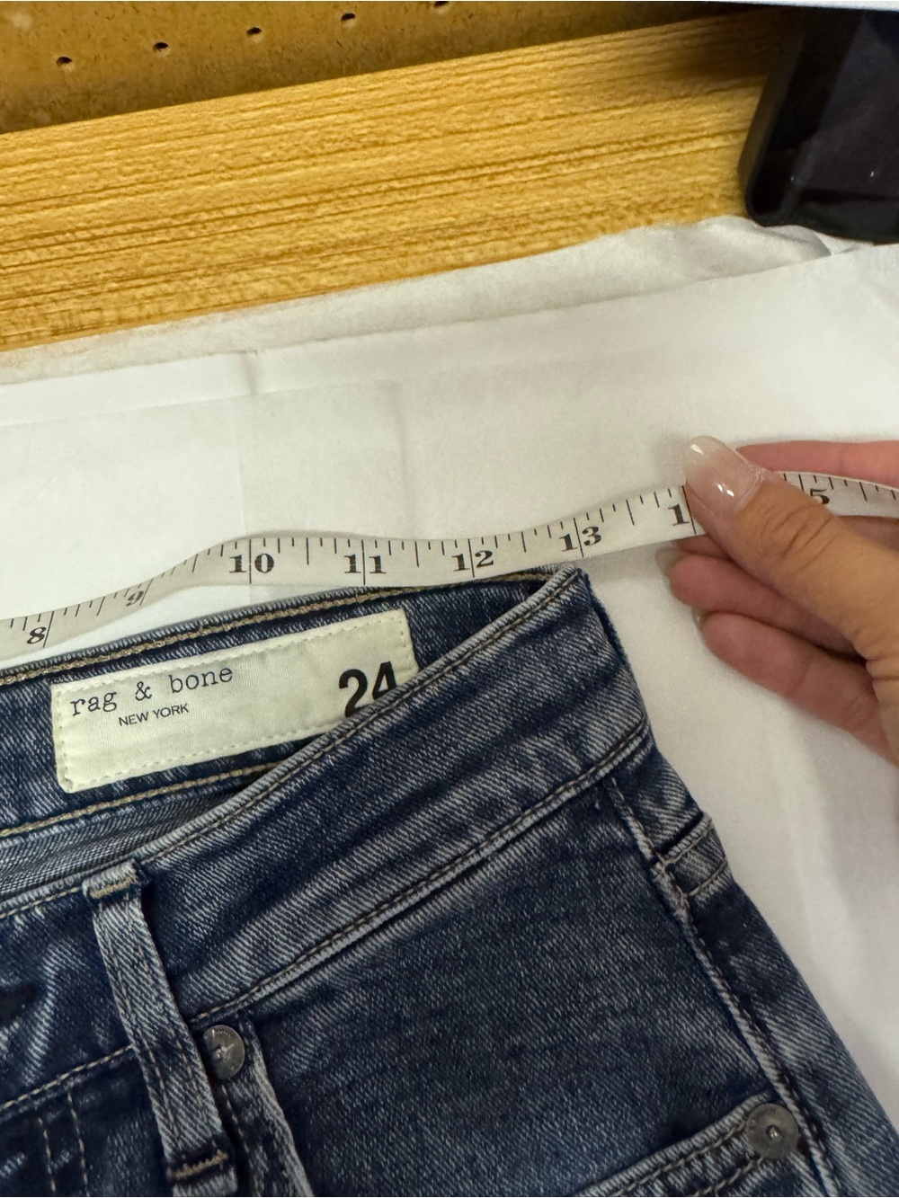Rag & Bone Sofie High-Rise Ankle Ultra Wide Jeans - Size 24 - Picture 13 of 15